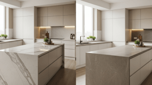 Read more about the article Sintered Stone vs Quartz Countertops: Differences, Benefits, and Which One Wins