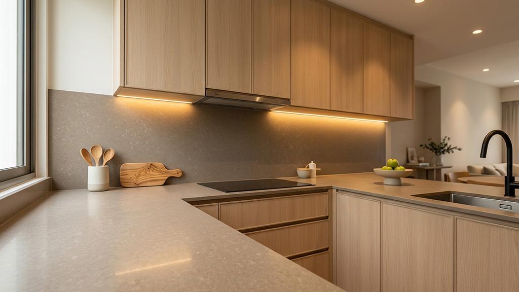 You are currently viewing Kitchen Countertop Lighting: How Surfaces Look Different Under LEDs