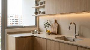 Read more about the article Japandi Kitchens in Singapore: The Countertop Details That Matter